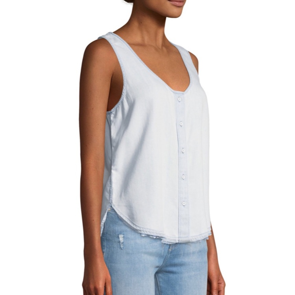 DL1961 N 6th Berry Sleeveless High-Low Tank